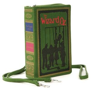 Green Wizard of Oz Book Clutch Purse NEW